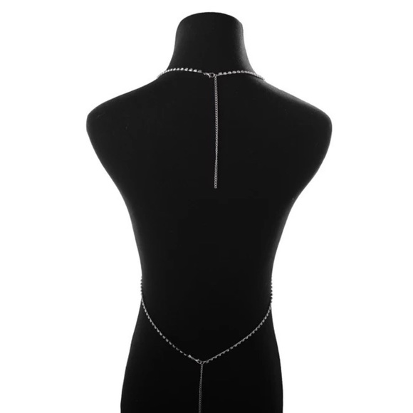 Sexy Crystal Rhinestone Cage Bra Harness - Picture 9 of 15